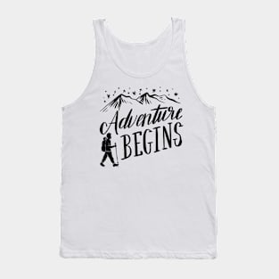 Mountain Adventure Begins Tank Top